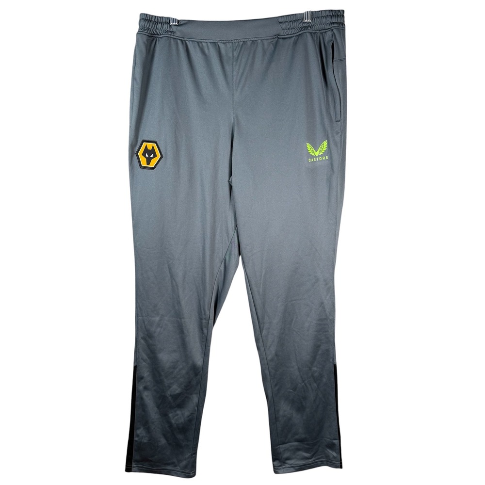 Castore Pants Men XL‎ Grey Wolverhampton Wanderers FC Training Joggers Soccer